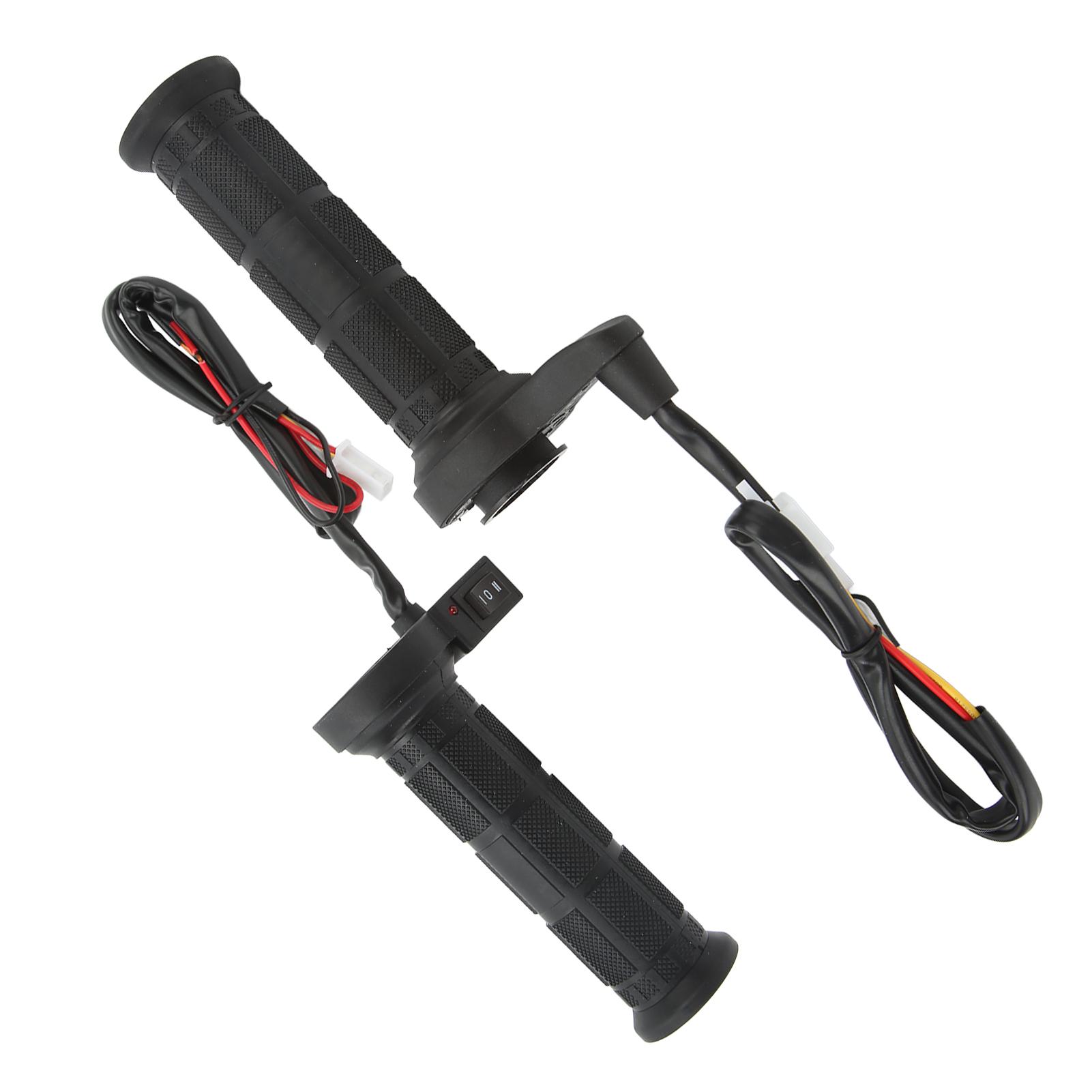 

Одна пара мотоциклетных нагреваемых рукояток из нейлона и ТПУ, мотоциклетные нагреваемые рукоятки руля для переоборудования