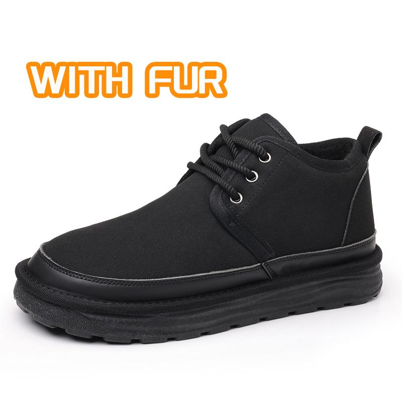 

Fashion Autumn Winter High Top Shoes New Suede Leather Mens Boots Outdoor Design Sneakers Man Casual Leather Ankle Boots Non-Slip Botas 45