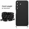 Coque - Samsung - Galaxy A55 5G - Antichoc - Silicone - Bandoulière Tressée Ajustable
