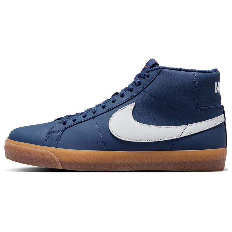 New Nike Sb Zoom Blazer Mid Orange Label Navy Gum FJ1680-400