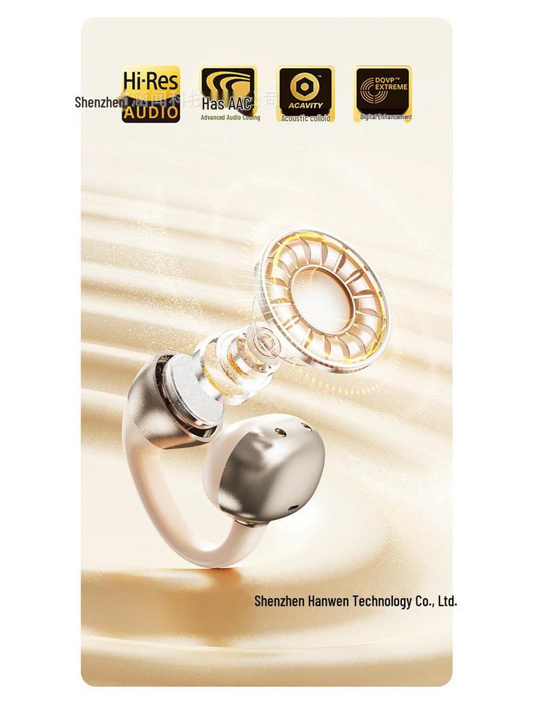 Bluetooth Ear Clip Earphones M09: Pain-Free, Long-Wear with Super Long Battery Life for 2025