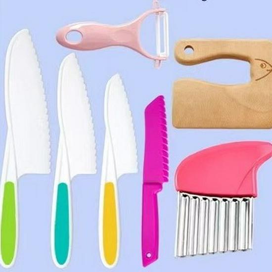 Children's Toy Knife Set for Early Education - Safe Cutting Tools for Kindergarten and Vegetable Play