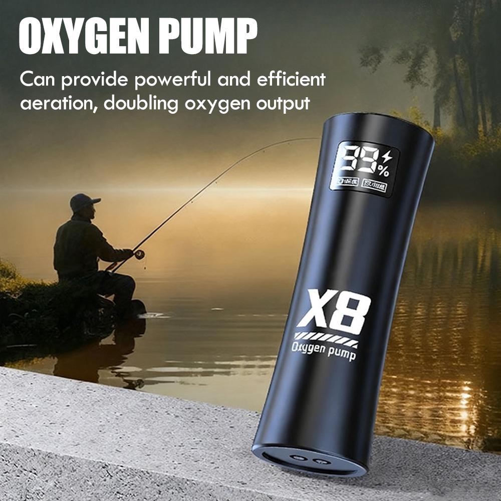 Aquarium Fish Tank Oxygen Pump Charging Dual-Purpose Air Pump Usb Lithium Battery Household Portable Fishing Oxygen Air Pump