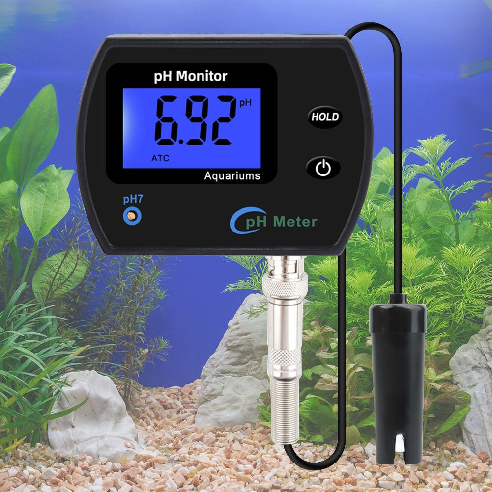 Water Quality Tester Digital Multi-Parameter Water Tester Accurate Wall Mounted Online Hydroponics Tool for Aquariums Fish Tank