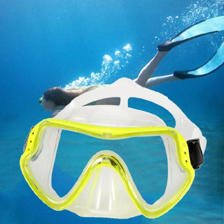Scuba Snorkel Mask  Freediving Mask Anti-Fog Swimming Goggles Wide View Mask