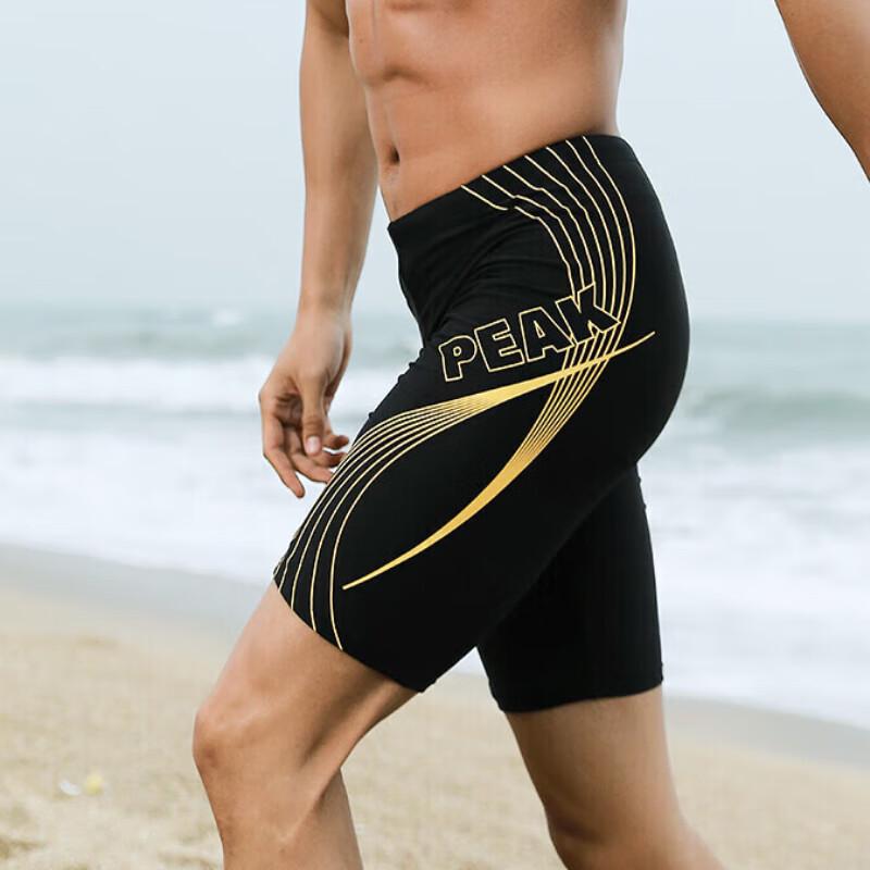 Peak Men's Mid-Length Training Swim Trunks