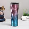 Duoli Gradient Spiral Insulated Stainless Steel Coffee Mug