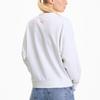 Evide Sweatshirts Women's White Crew Neck Moderate Regular 597384-02