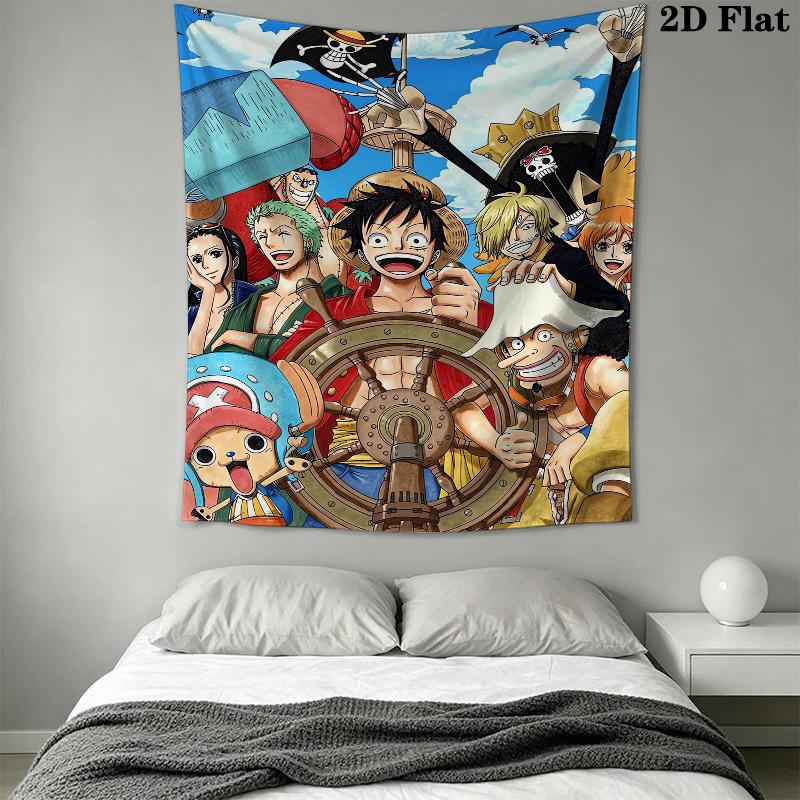 One Piece Wall Tapestry Aesthetic Wall Hanging Printed Fabric Blanket Decorative Tapestries for Bedroom Living Room Home Decor