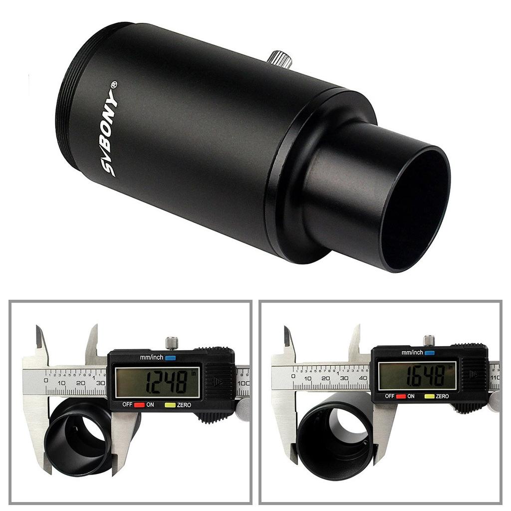 SVBONY Astronomical Telescope Accessory Camera Adapter, Magnification Accessory + Camera T-Shaped Adapter, Metal