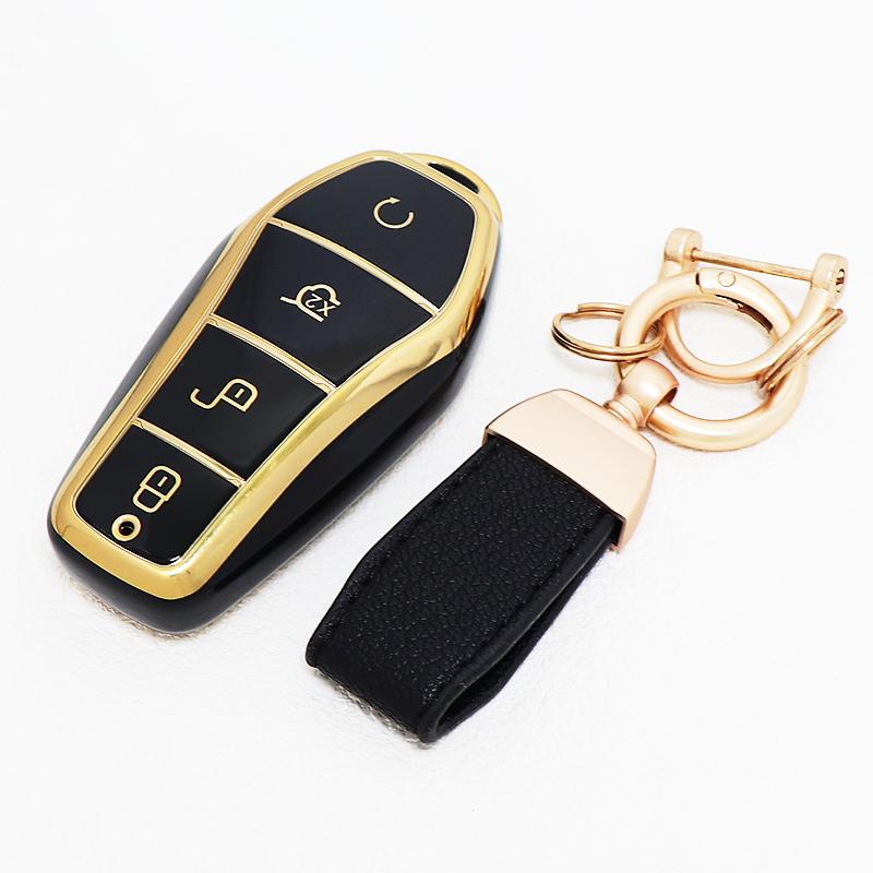 New Style Remote Control Keyless Shell Fob Auto Accessories Car Key Case Cover For BYD Song Pro Plus Max Dmi EV Seal Dolphin