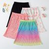 Girls' Half Length Skirt Summer New Style Girls' Versatile Short Skirt Mid To Large Children's Summer Dress Pleated Skirt
