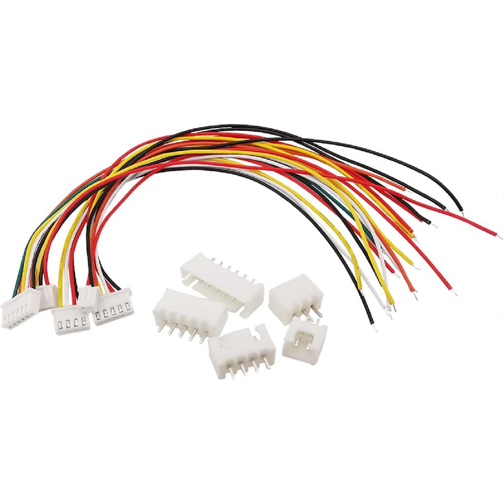 450Pcs 2.0mm JST-PH Connector Kit with 2.0mm Female Pin Header 2/3/4 Pin Housing Connector Adapter Plug Terminal Kit