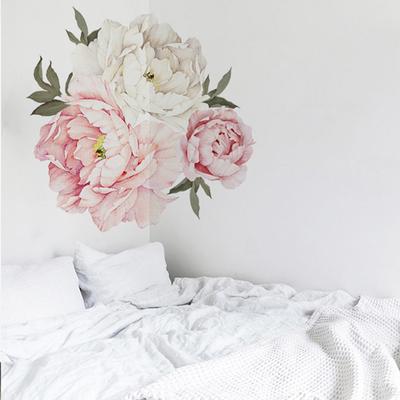 Pfingstrose Blume Wandaufkleber Heimwanddekoration Wohnzimmer Schlafzimmer Dekor