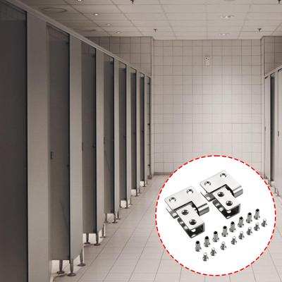 Heavy Duty Alloy Toilet Partition Door Hinges Connection Gate Hinge Door Panel Hinge For Smooth Quiet Operation