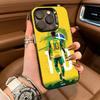 Capa de Celular de Futebol 10-N-Neymar Para iPhone 17,16,15,14,13,12,11 Plus Pro Max Capa de Celular Colorida Prateada