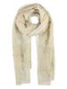 Women' Scarf with Pearls, Beige Passigatti