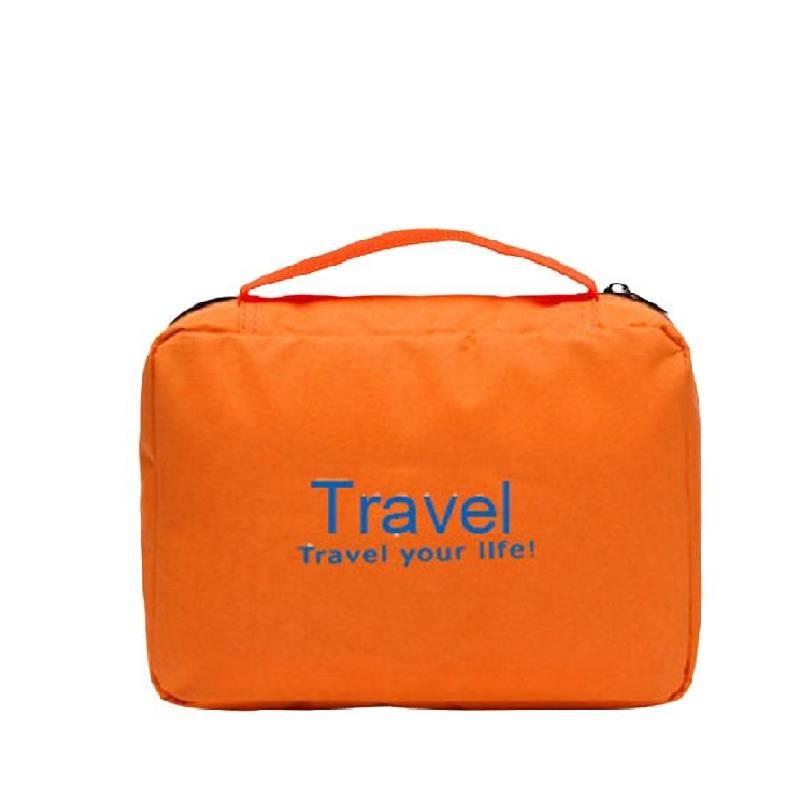 New Korean Style Travel Toiletry Bag Foldable Waterproof Letter Toiletry Bag