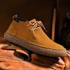 handmade Leather Casual Shoes Men High Top New Autumn Outdoor Design Sports Zipper Shoes Men's Boots Male Sneakers