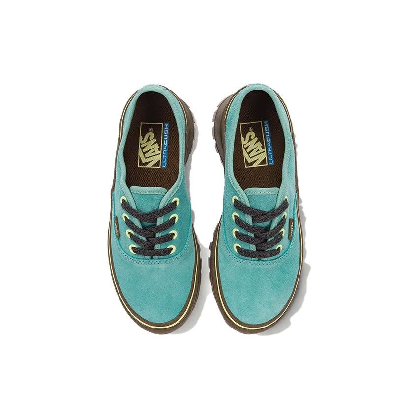 Vans Vibram X  Authentic Comfortable Versatile Shock-Absorbing Durable Low-Top Skate Shoes Unisex Sneakers Blue Green VN0A5JLW20A