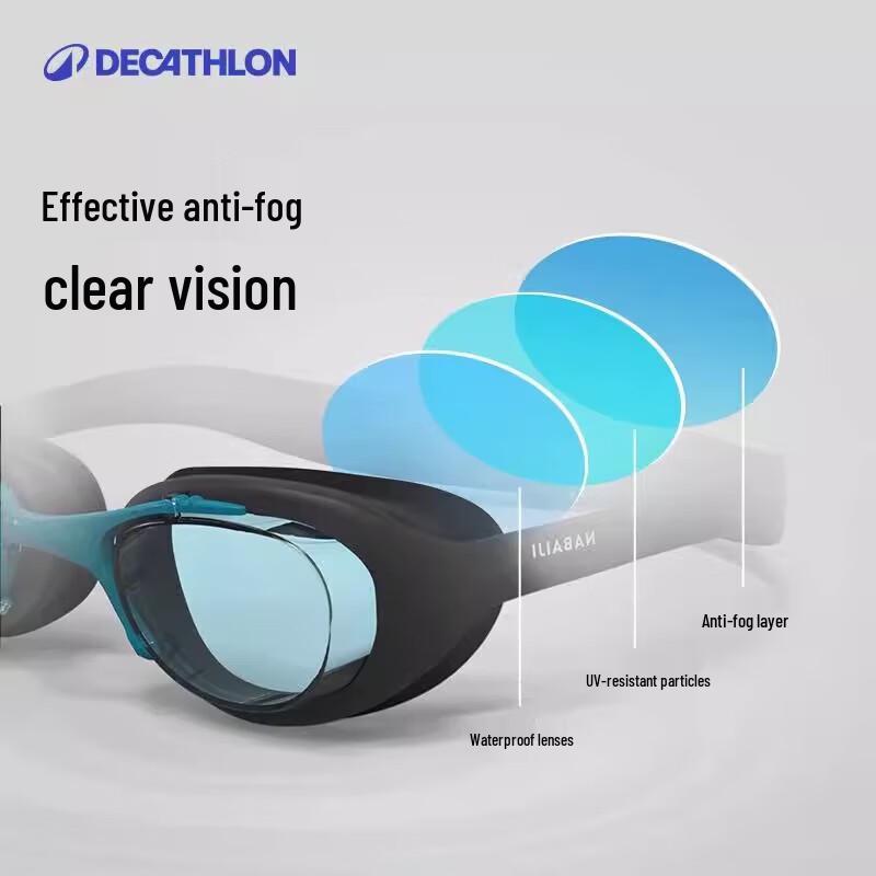 Decathlon Kids  Rainforest Anti-Fog Swim Goggles