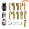 Electric Grinder Copper Core Three-Jaw Chuck 0.5-3.2 Nut Lock Motor Accessory