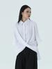 XITAO Loose Half Sleeved Turn Down Collar Shirt HQQ1046