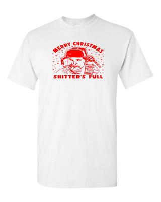 Shitters Full T-Shirt Funny Christmas Tees Vacation Cousin Eddie Tee