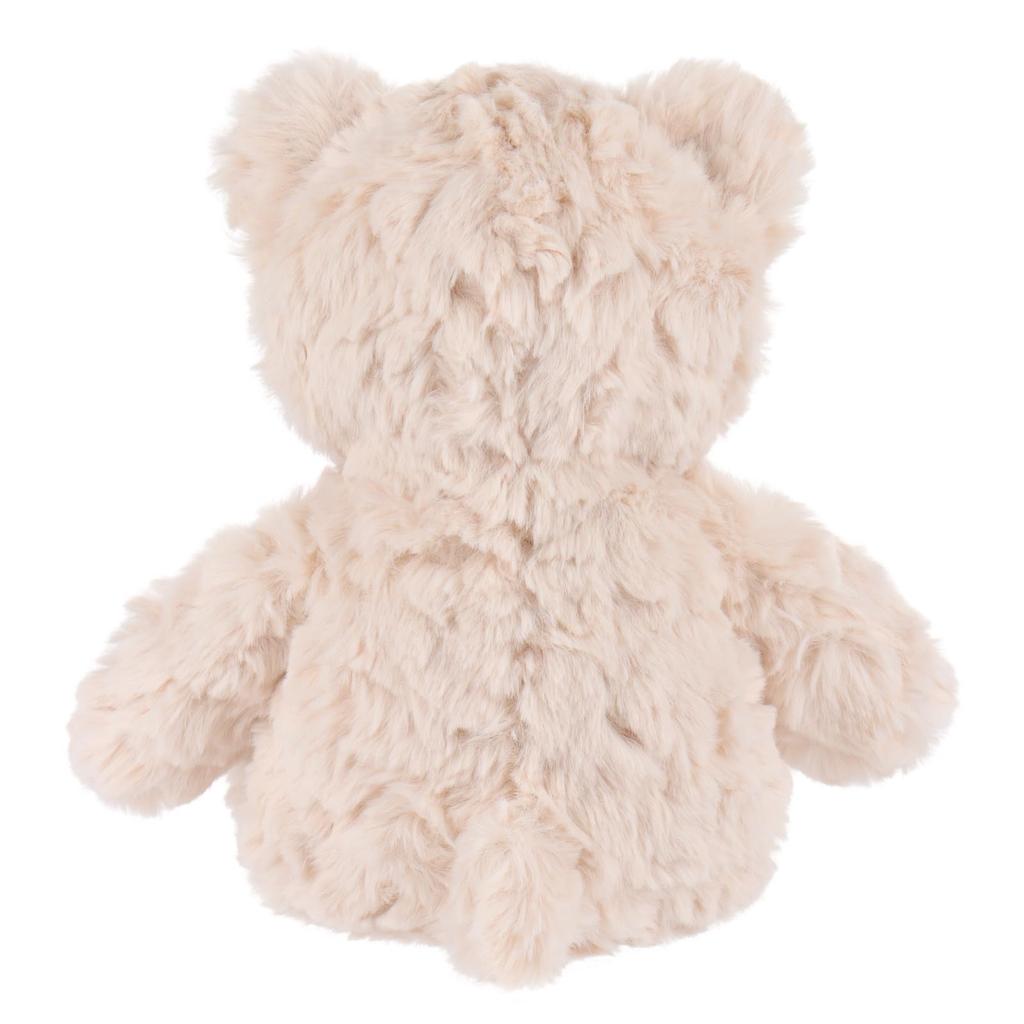 Apricot Lamb Cream Flower Bear Plush Toy, Soft and Cute, Fluffy Cream Flower Bear, 20cm, Suitable for Boys and Girls