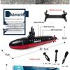 Mini Military Warship Toy Set: Battleship, Destroyer, Submarine, Aircraft Carrier Sand Table Ornament for Kids