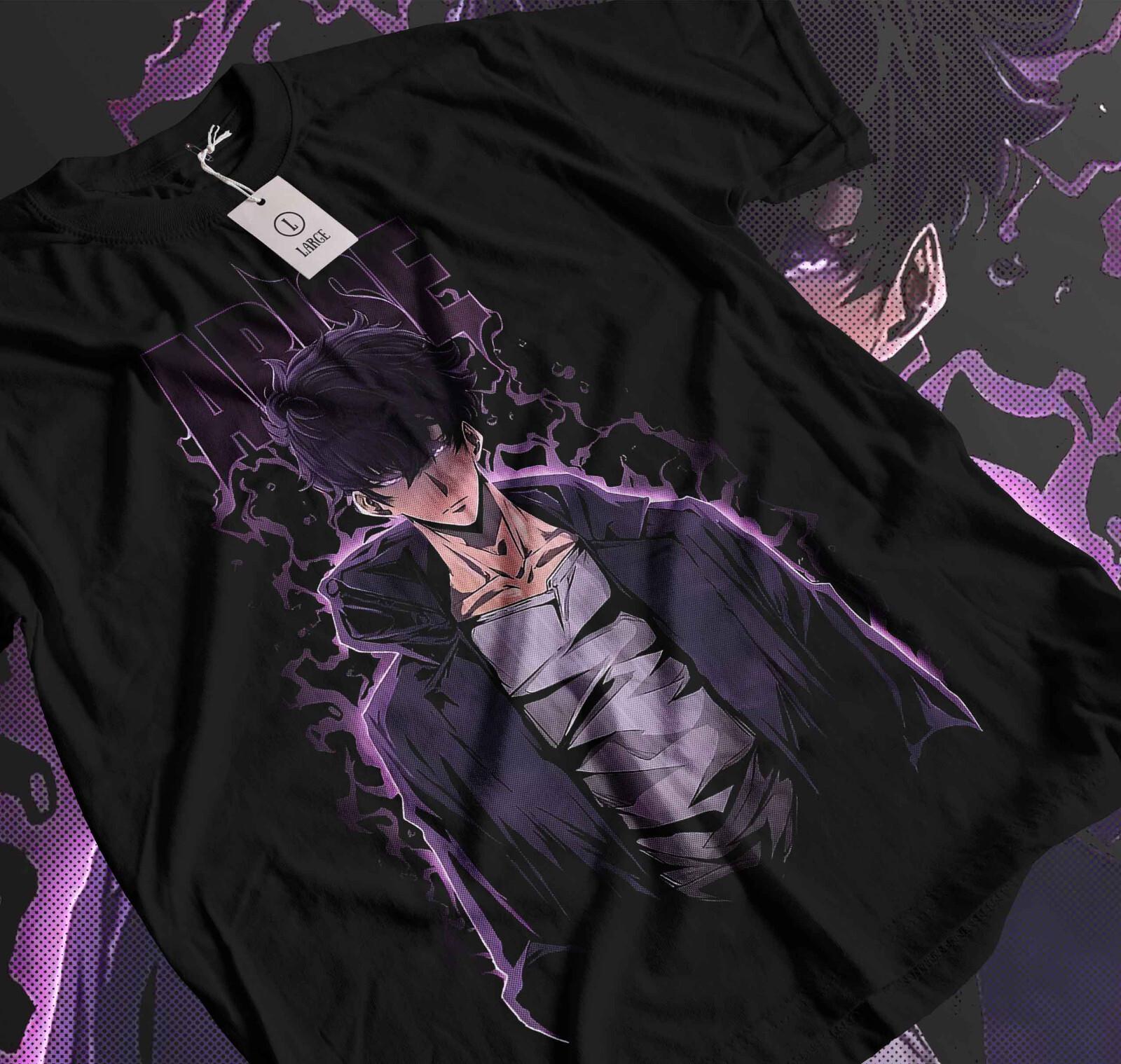 

Solo Leveling T-Shirt Mens Womens Tees Top Sung Jinwoo Liu Zhigang Anime Jonas Reiji shirt 486 2XL