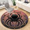 1PC Spider Web Office Round Area Rug, Mat Suitable For Office, Under Office Chairs Bedroom Living Room Home Decor, Room Deco