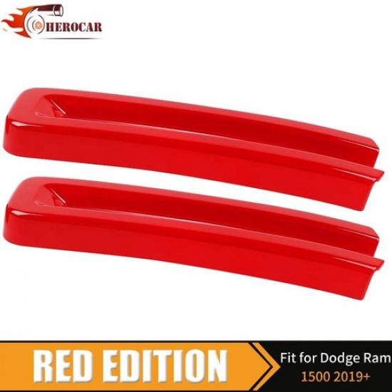 Front Grill erts Cover Trim Accessories For Dodge Ram 1500 2500 - Red