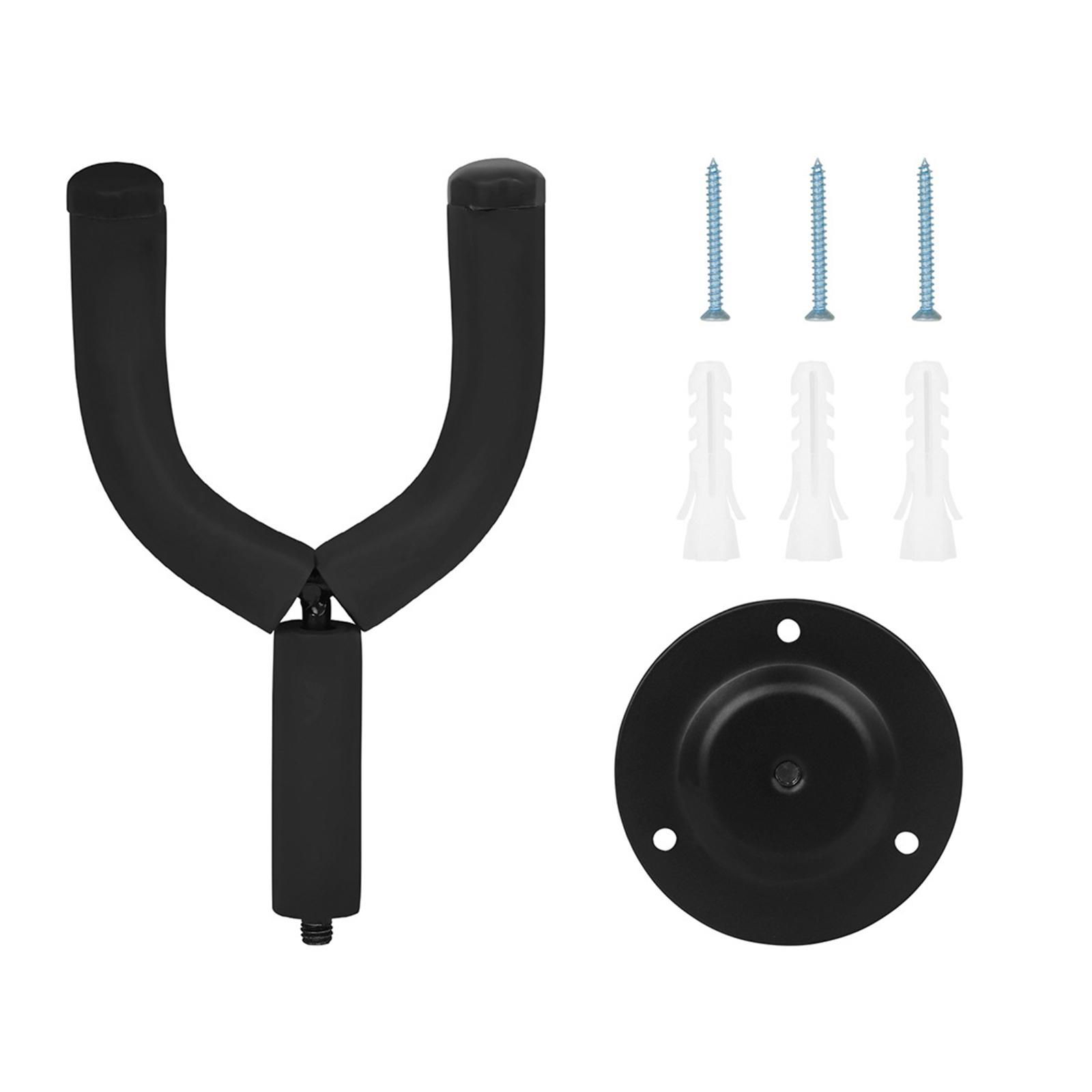 Guitar Wall Mount Hanger, Guitar Wall Hanger, Guitar Hanger Wall Mount for Home and Studio Bass Electric Acoustic Guitar 1