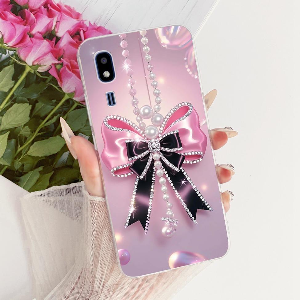 For Samsung A2 Core Clear Case Fashion Butterfly Cute Funny Painted Funda For Samsung Galaxy A2 Core Casing A260F A260G