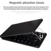 Dual Fold Bluetooth Wireless Keyboard for iPad Phone Tablet Portable Silent Mini Rechargeable