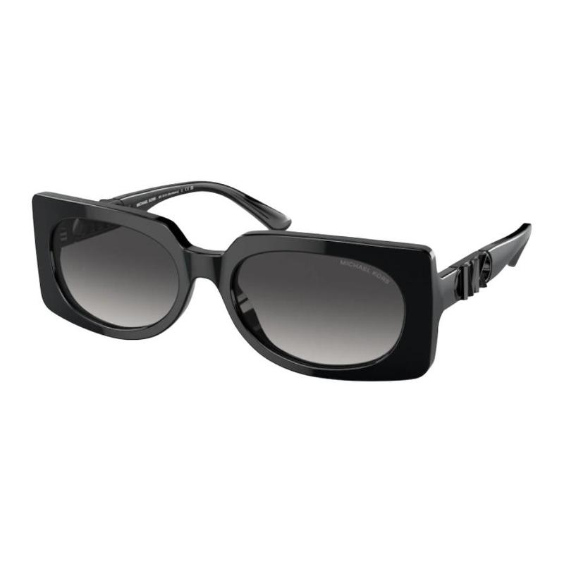 MICHAEL KORS Brand Logo Plastic Rectangular Sunglasses Women s Black
