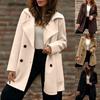 Women S Loose Double Breasted Woolen Coat For Autumn Winter