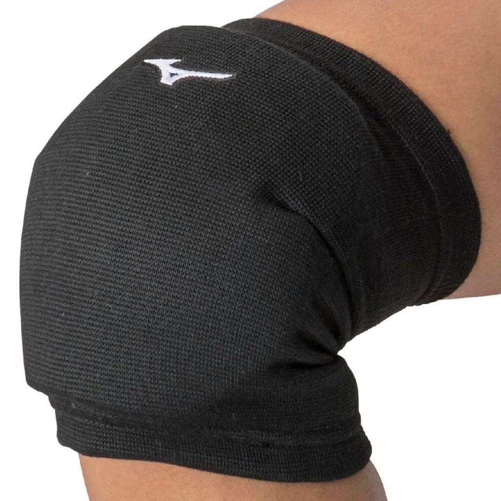MIZUNO Volleyball Knee Support V2MYA200 Black x 1 piece (with pad, women's) White,