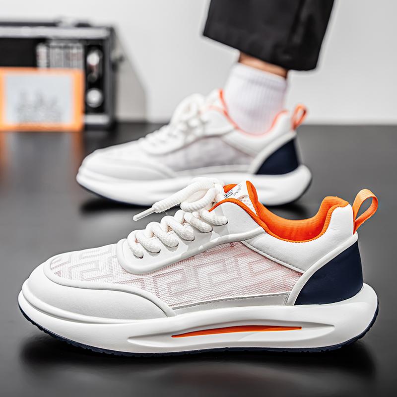 Nová móda Pánské pohodlné boty pro čtyři roční období Studentské Pánské Chlapecké Trendové Měkká podrážka Prodyšné Ležérní Běžecké Tenisky