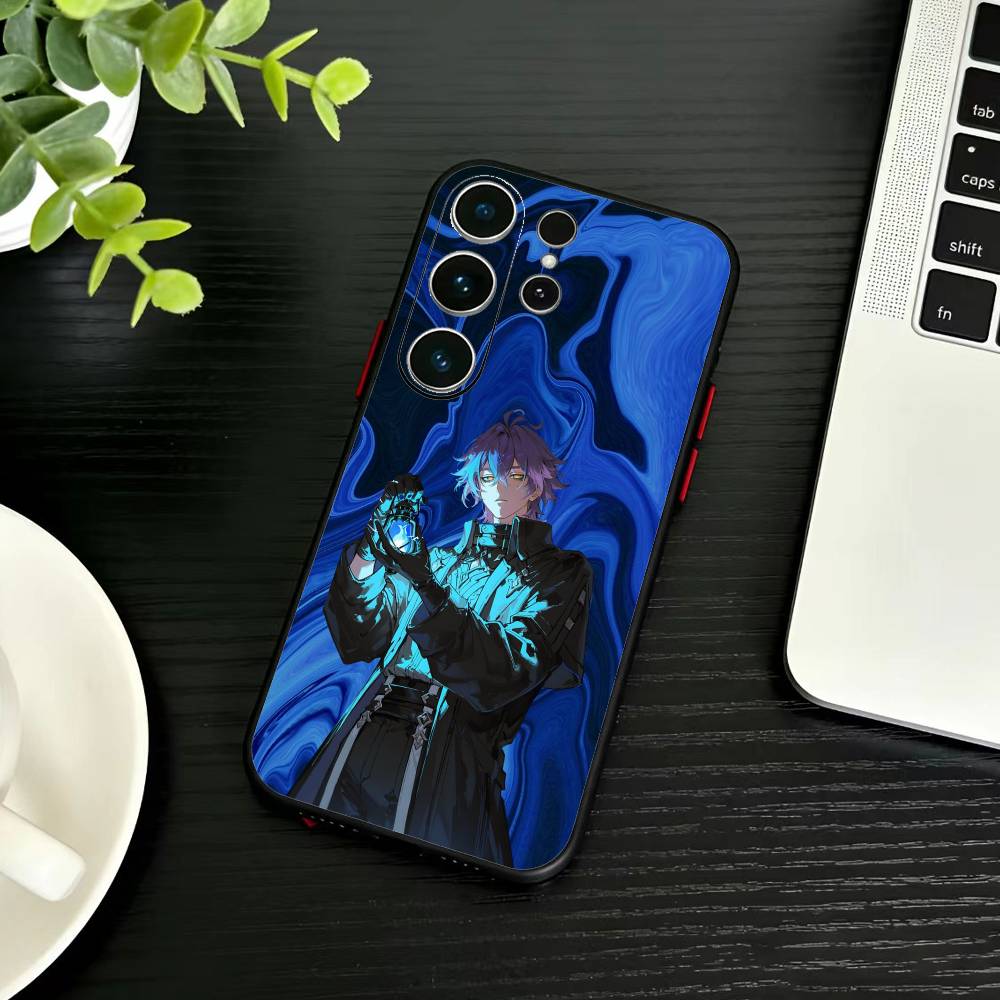 K-Kazuha Genshin K-Kaedehara Phone Case For Samsung S26,S25,S24,S23,S22,S21,S20,Plus,Fe,Lite,Others Black Cover