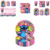 Lilo Stitch Party Supplies Set With Paper Plates Cups Napkins Tablecloth For Kids Birthday Decor