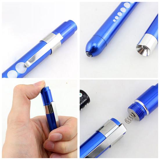 Pen Light Compact Design Easy To Carry Aluminium Alloy LED Pen Light for Nurses