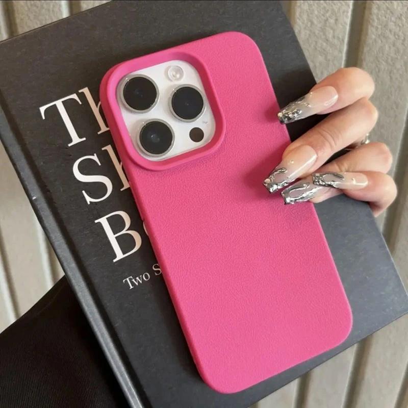 Luxury Matte Soft Candy Phone Case For iPhone 16 15 14 Plus 13 12 11 Pro Max 16e Lens Protection Shockproof Silicone Back Cover