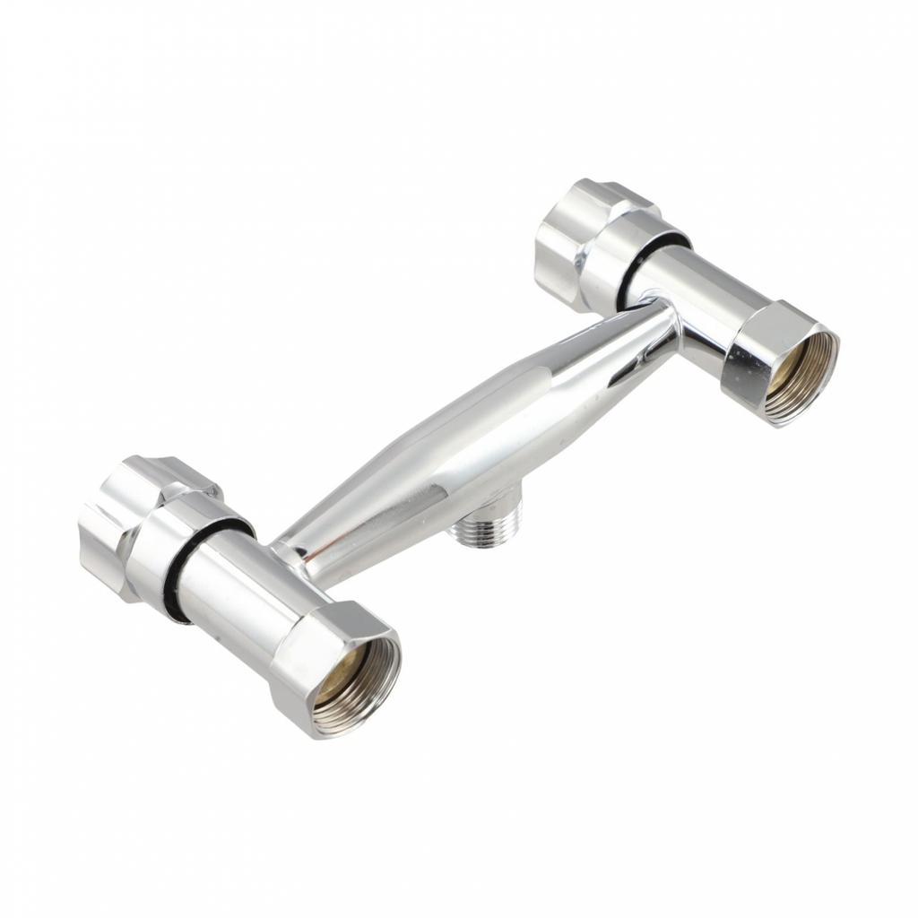 Wall Mounted Brass Shower Valve Hot Cold Dual Control Mixing G1/2 Outlet