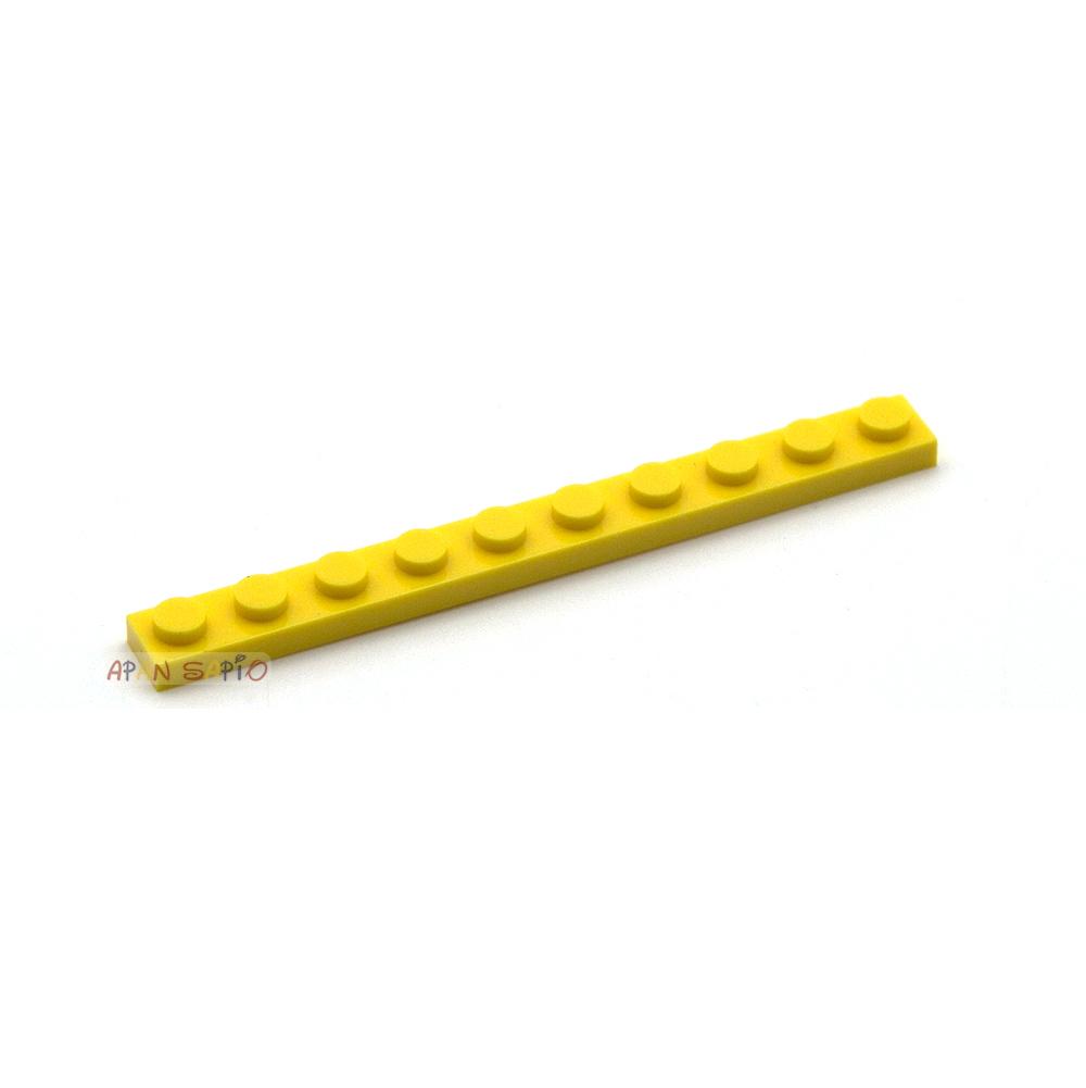 40pcs DIY Building Blocks Thin Figures Bricks 1x10 Dots 12Color Educational Creative Size Compatible With 4477 Toys for Children