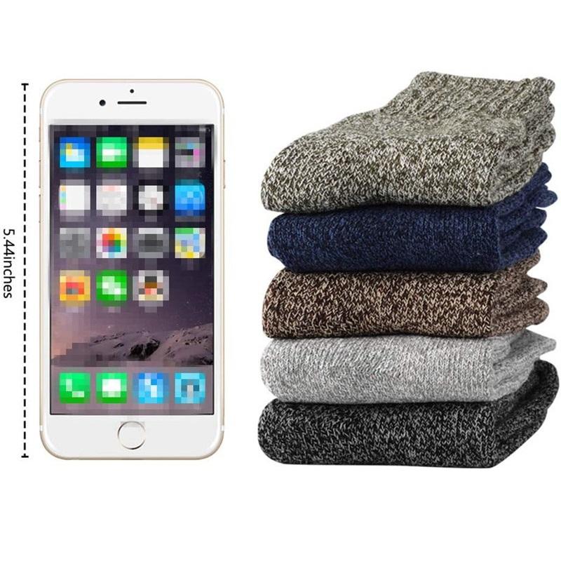 5 Pairs Wool Socks for Men Women Warm Winter Thermal Thick Socks Gifts Mom Dad GZW