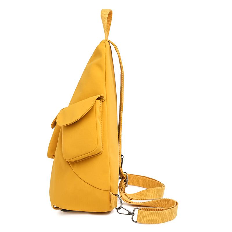 Ryggsekk Dame Multifunksjonell Veske Dobbeltformål Stor Kapasitet Brystveske Lett Pendler Crossbody-veske