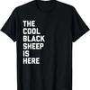 Das coole schwarze Schaf ist da Lustiges Partner-T-Shirt