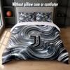 Set Biancheria da Letto Juventus FC Design 1 Copripiumino + 2 Federe Morbido Traspirante Biancheria da Letto per la Casa